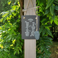 Wetterstein mit Schiefertafel Wetterstein mit Schiefertafel
