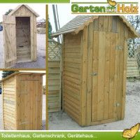 Toilettenhaus Spitzdach mit Dachpappe Toilettenhaus Spitzdach mit Dachpappe